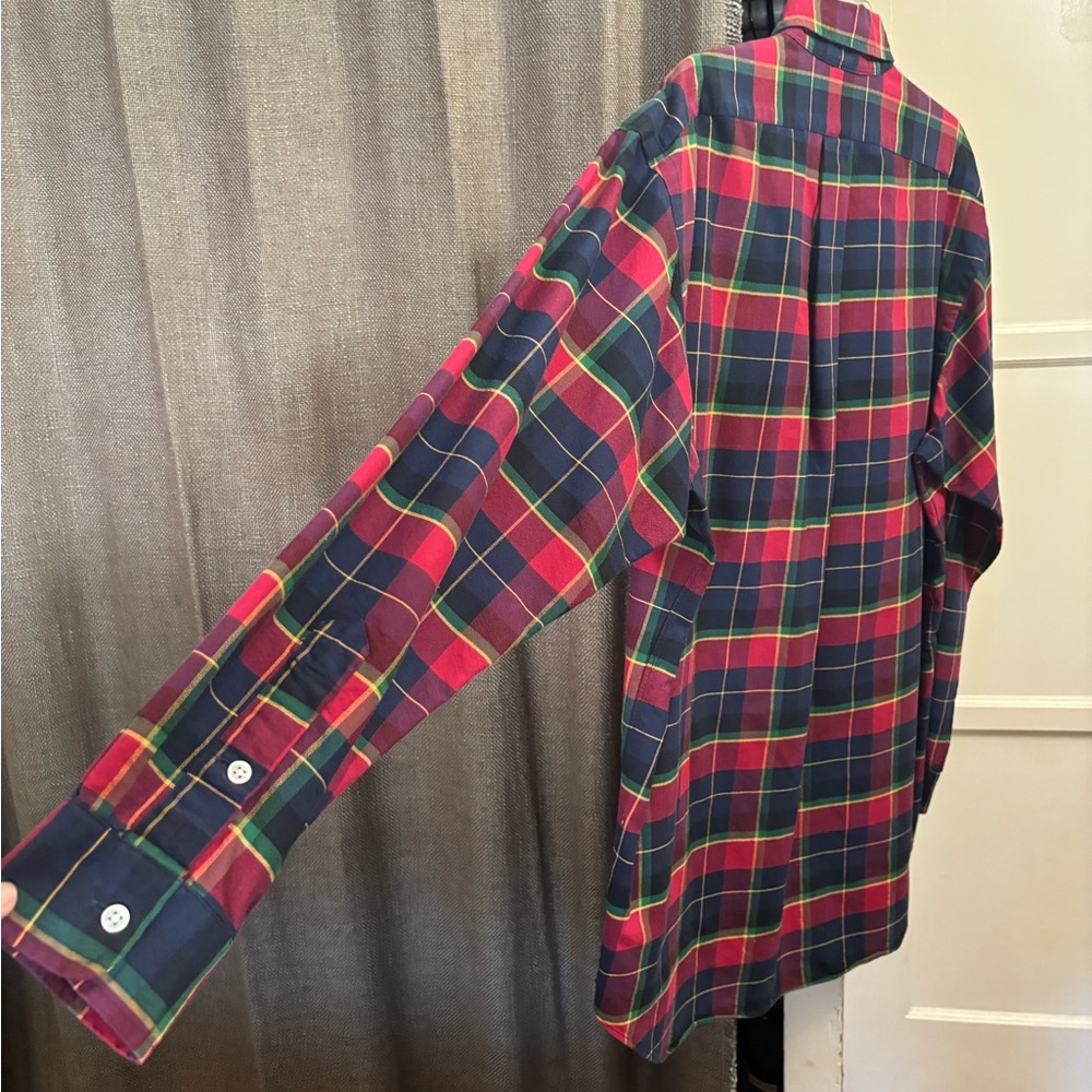 Vintage Ralph Lauren Red and Green Casual Button Down Shirt, excellent condition - Picture 5 of 12